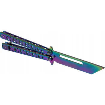 Kuchyňský nůž Nůž motýlek TANTO CS:GO full rainbow