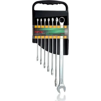 Klíč SADA OČKO-PLOCHÝCH KLÍČŮ 10-19 mm 7ks EXTRA DLOUHÉ TOPTUL GAAM0706