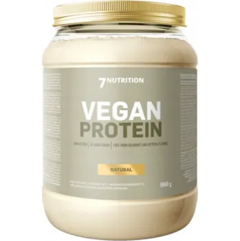 Protein Protein veganské bílkoviny 7Nutrition prášek 660 g příchuť natural