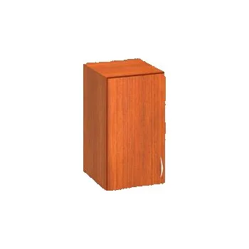 Nábytek Přístavbová nízká úzká skříň Alfa 500, 71,7 x 40 x 47 cm, s dvířky - levé provedení, dezén třešeň