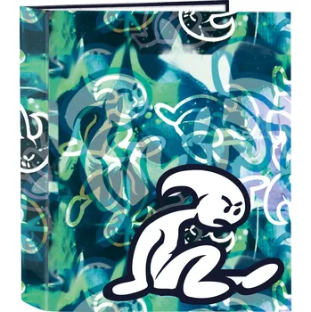 Set školních potřeb Kroužkový pořadač El Niño Kook Námořnická modrá A4 (27 x 33 x 6 cm)