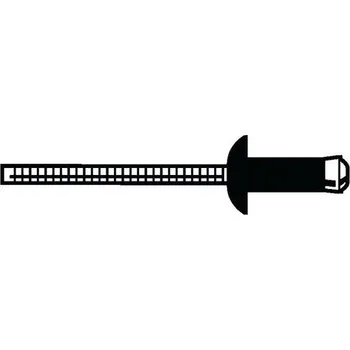 Nýt Trhací nýt s vypouklou hlavou PLUS BULB Ocel / Ocel Pozinkované 3,2X9,2MM