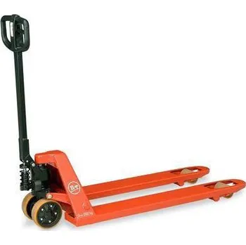 Stavebniny Paletový vozík BT LHM230 s krátkými vidlicemi, do 2300 kg, polyuretanová řídící kola, tandem vidlicová kola