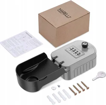 Trezor Kovová skříňka na klíče s kódem Kasička trezor na kód Skrytý úložný prostor