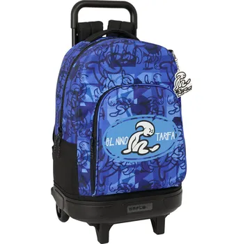 Školní batoh na kolečkách El Niño Roller Modrá Černá (33 x 45 x 22 cm)