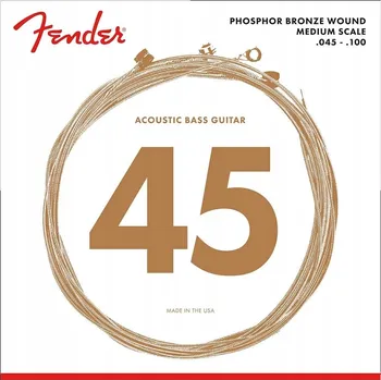 Struna pro kytaru a smyčcový nástroj Basové struny Fender 7060 pro akustickou baskytaru