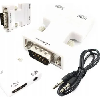Video redukce Adaptér KONVERTOR obrazového signálu z HDMI na VGA