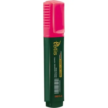 Zvýrazňovač Zvýrazňovač Tetis KW015-R růžový plochý