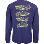 santa cruz Pánské triko slasher flip ls tee navy blue