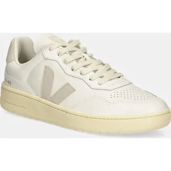 Pánské tenisky Kožené tenisky Veja V-90, 44, bílá, 00X