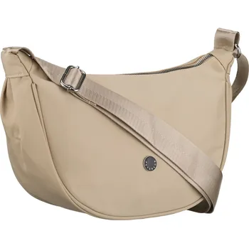 Kabelka Peterson polyesterová taška přes rameno, jednokomorová s vnější kapsou Barva: Béžová