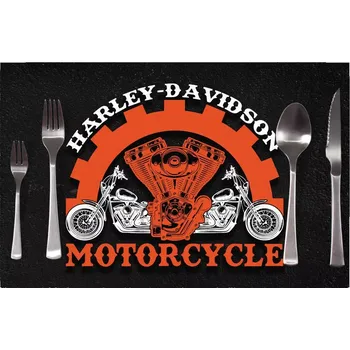 prostírání Sablio Prostírání Harley-Davidson motor Černé pozadí: 40x30cm