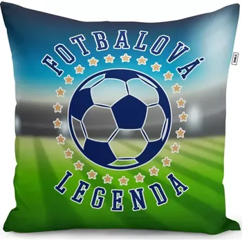 Polštář Sablio Polštář Fotbalová legenda: 40x40 cm