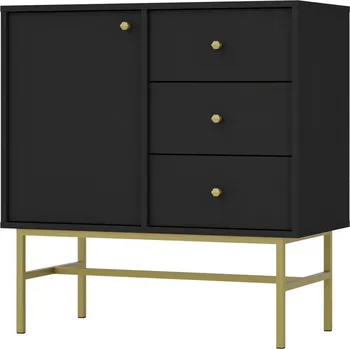 Komoda Komoda Tomila 814/3 černý grafit