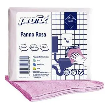 Úklidová utěrka TEMCA Profix 32 x 36 cm skládaná verze, červená, 32ks