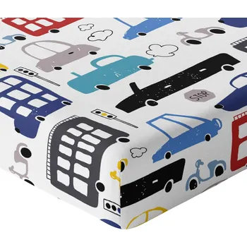 Prostěradlo PROSTĚRADLO DO POSTÝLKY 90x40 S GUMIČKOU HRUBÁ BAVLNA 100% POLSKÝ VÝROBEK