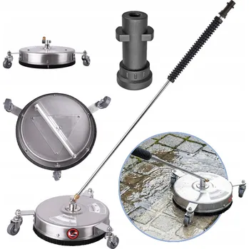 Příslušenství pro vysokotlaký čistič T-Racer pro Kärcher myčky K2-K7 Full Control Compact, čistič ploch / kartáč na dlažbu 14