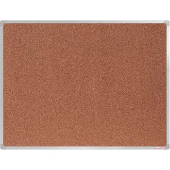 Kancelář Korková tabule boardOK, 120 x 90 cm, elox