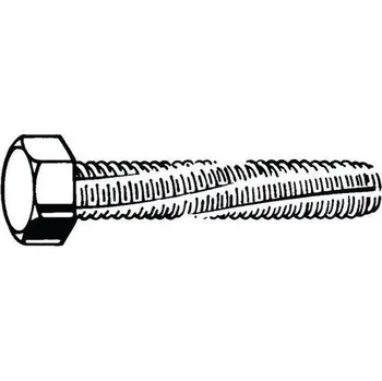 Šroub Závitořezný šroub se šestihrannou hlavou DIN 7513 A Ocel Pozinkované M5X20