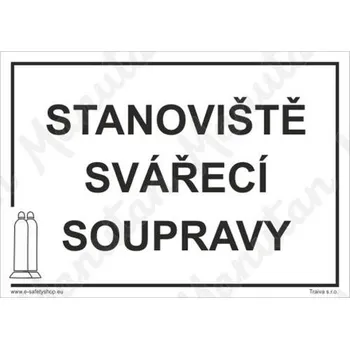 Kancelář Stanoviště svářecí soupravy, plast 297 x 210 x 0,5 mm A4