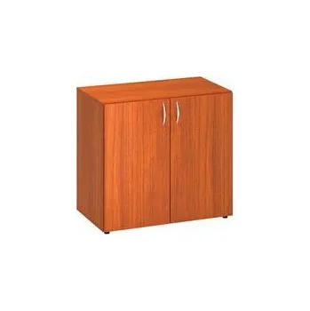 Šatní skříň Nízká široká skříň Alfa 500, 74,2 x 80 x 47 cm, s dvířky, dezén třešeň