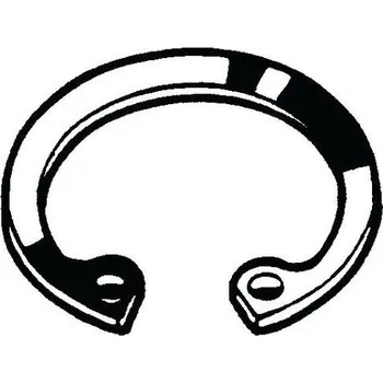 Dílna Pojistný kroužek pro náboje - normální typ DIN 472 Pružinová ocel EN 10132-4 31MM