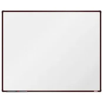 Kancelář Keramická tabule boardOK, 150 x 120 cm, hnědá