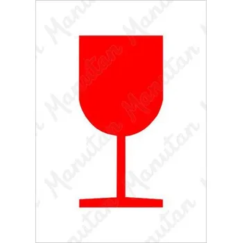 Kancelář Křehké, samolepka 74 x 105 x 0,1 mm