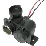 Carpoint 12V - dvojitá vodotěsná