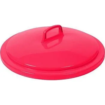 Víko na odpadkové koše, 75 l, červené