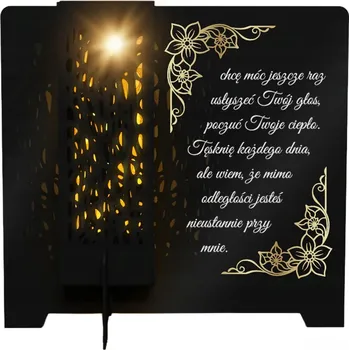 Svíčka Velký Solární LED Hřbitovní Svíčka Věčný na Hrob na Dušičky