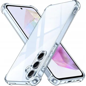 Pouzdro na mobilní telefon POUZDRO PRO Samsung Galaxy A35 S OTEVŘENÝM OSTROVEM + 9H SKLO