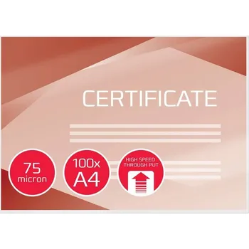 Kancelářská technika GBC A4 pro rychlou laminaci, 75 mic, 100 ks (3747347)