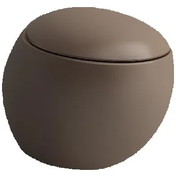 Klozet Laufen Il Bagno Alessi - Závěsné WC, Rimless, matná hnědá H8209711880001
