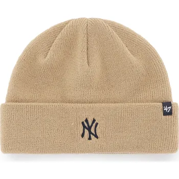 Čepice Zimní čepice 47 MLB NEW YORK YANKEES RANDLE '47 CUFF KNIT B-RNDLE17ACE-KHA – Béžová