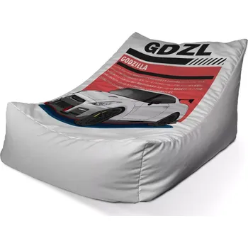 Sedací pytel Sablio Sedací vak Lounge Nissan GTR 35 Godzilla - 80 x 95 x 50 cm