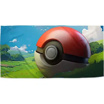 Osuška Sablio Ručník Pokemon ball Krajina - 30x50 cm