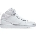 Dětské Tenisky NIKE COURT BOROUGH MID 2 (GS) CD7782-100 – Bílá 36,5