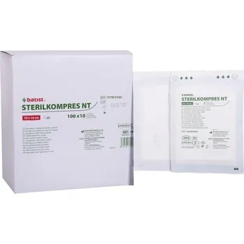 UV sterilizátor STERILKOMPRES NT 10x10cm 4-vr. (box 100x10ks)(4boxy/kart)