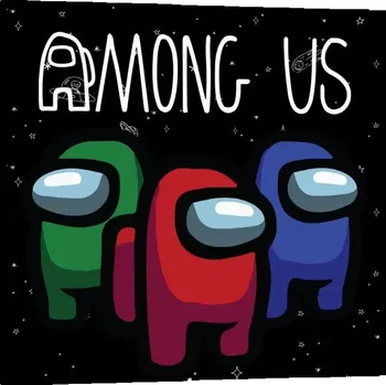 Obraz Sablio Obraz AMONG US Černý vesmír - 50x50 cm