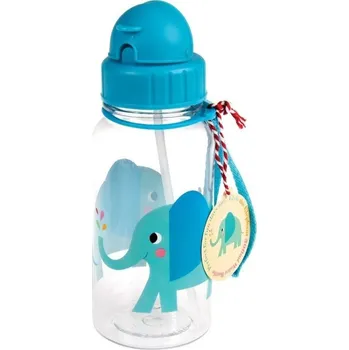 Sport Modrá/tyrkysová tritanová dětská lahev 500 ml Elvis the Elephant – Rex London ID_768212