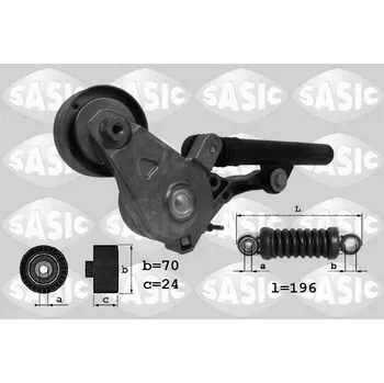 Napínák, žebrovaný klínový řemen SASIC 1626034