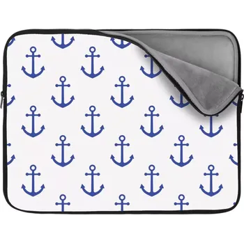 pouzdro na notebook Sablio Obal na notebook Modré kotvy - 13"
