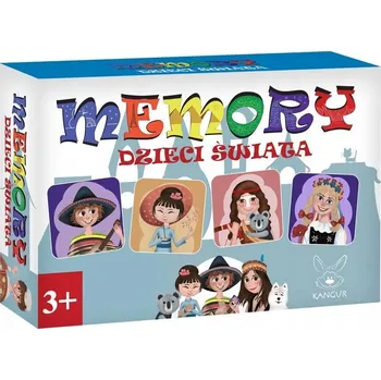 Obraz Paměťová hra pro děti - Děti světa Kangur