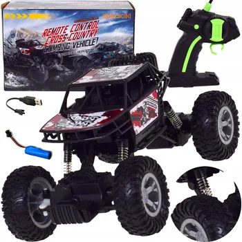 RC model auta Dálkově ovládané terénní auto RC 4x4 Offroad LED 2.4GHz akumulátor