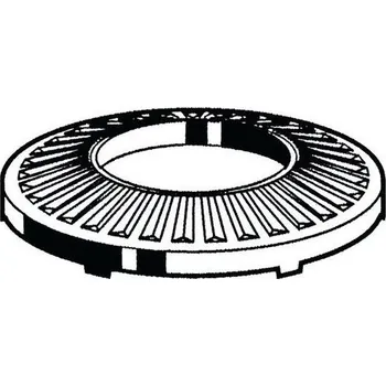 podložka Kontaktní pojistná podložka typ P Pružinová ocel Pozinkováno s pasivací Cr (III) M12