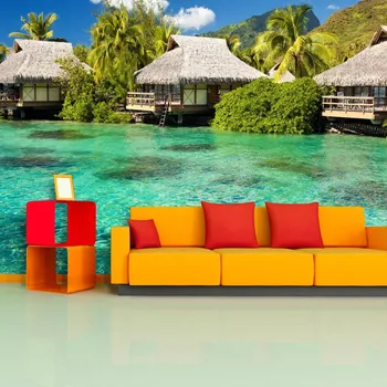 Tapeta Sablio Tapeta Chatky na moři - 336x220 cm