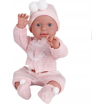 VELKÁ PANENKA MIMINKO V OBLEČENÍ 43 CM REALISTICKÁ MĚKKÁ PANENKA WOOPIE ROYAL