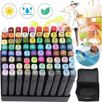 LIHOVÉ FIXY 80 KS FIXY POPISOVAČE FIXY PRO + TAŠKA