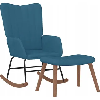 Křeslo Houpací křeslo VidaXL modré